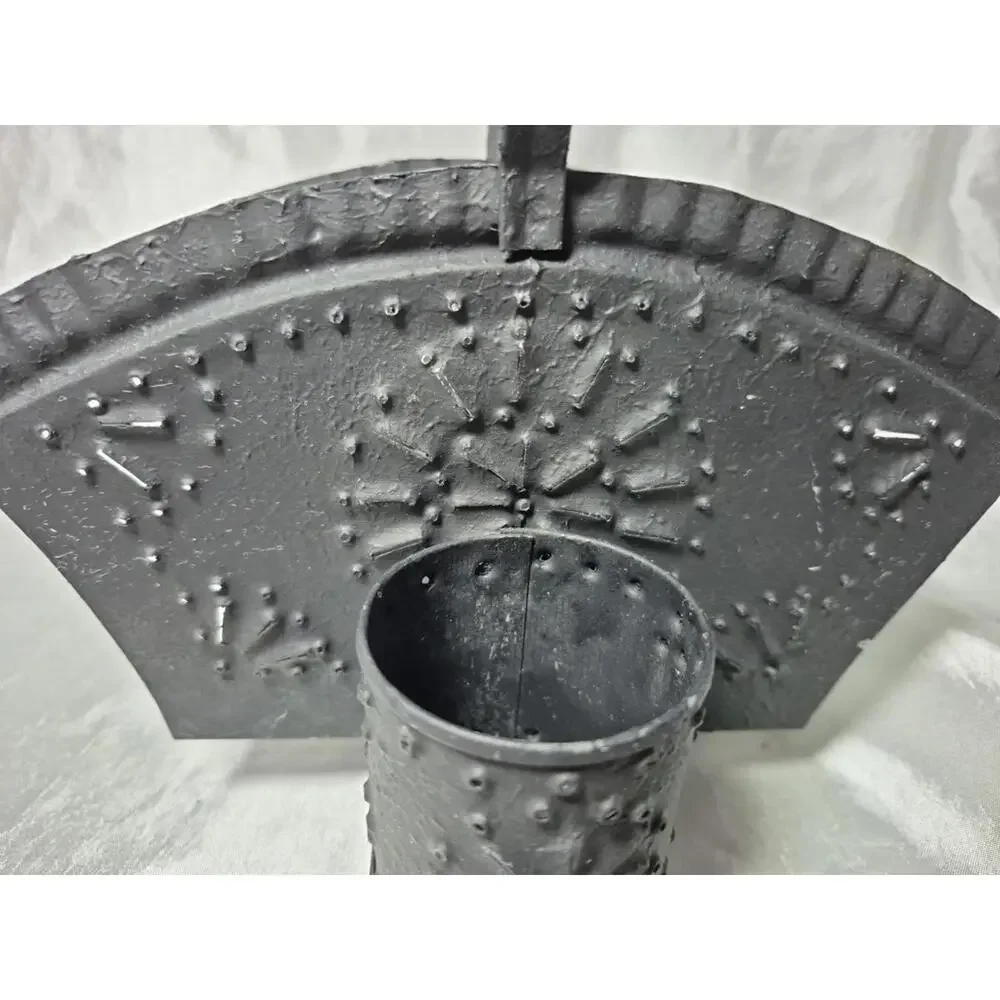 Tin Punch Napkin And Shaker Holder Antique Style